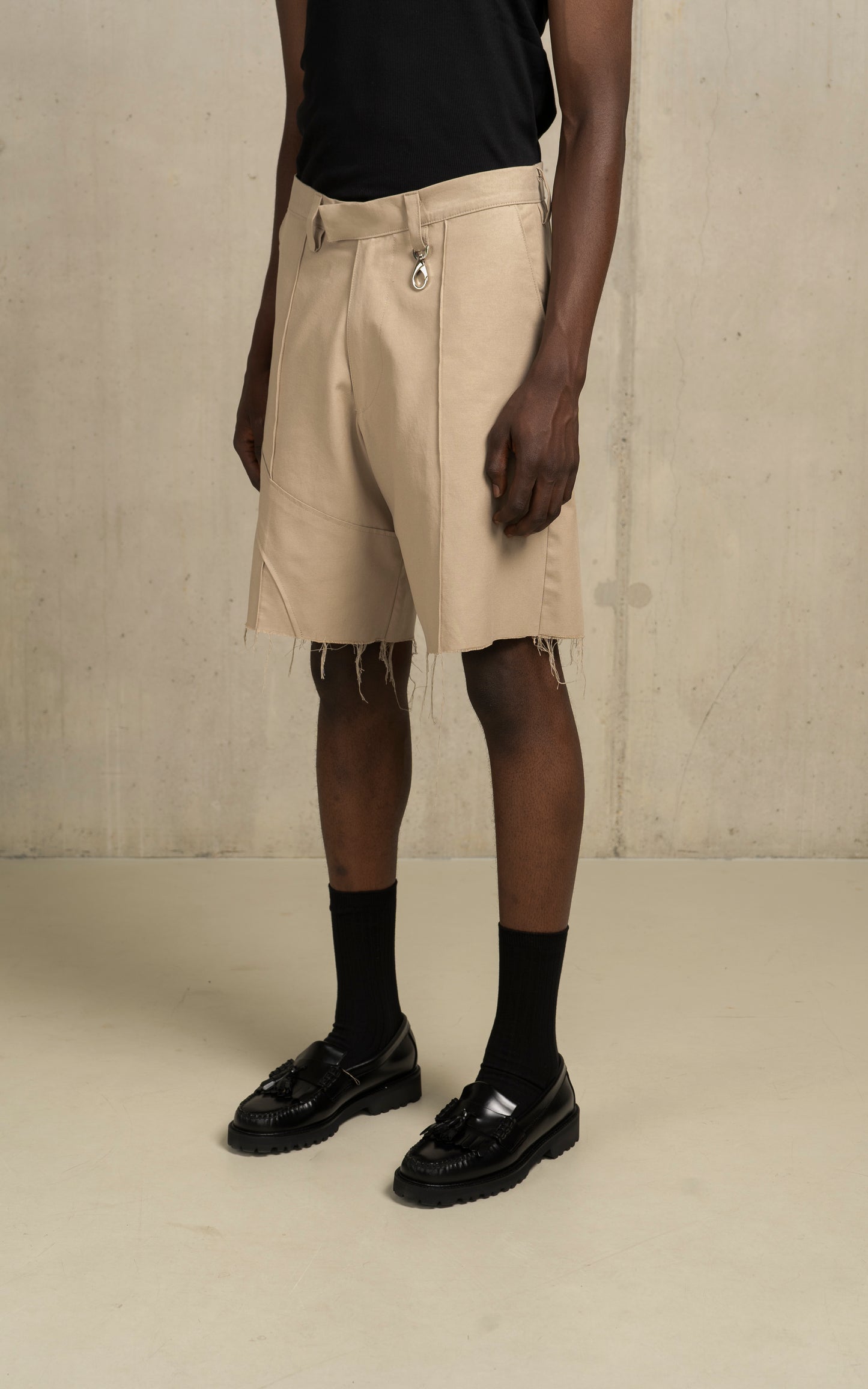 Overlapping pantalon short