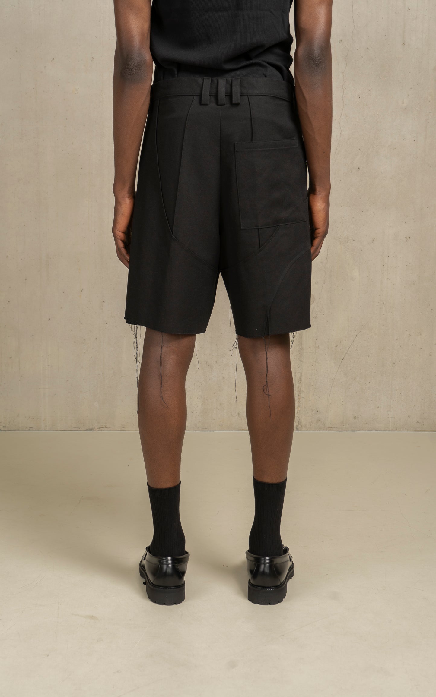 Overlapping pantalon short