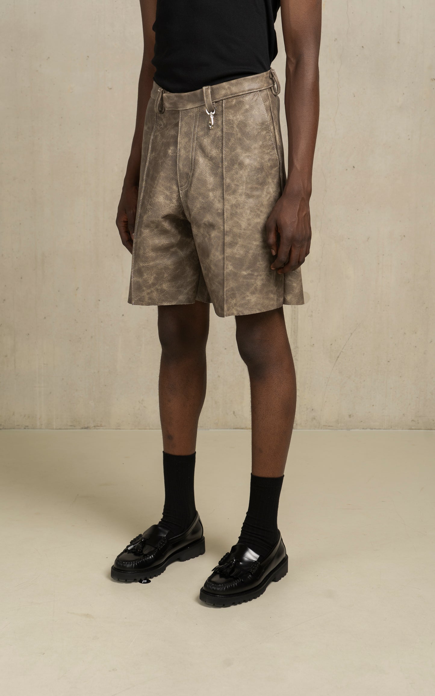 Leather short